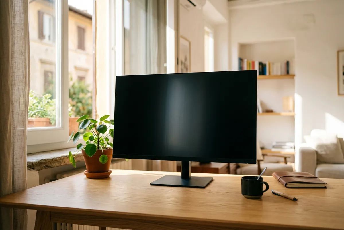 Monitor per lavorare da casa: quanti pollici servono davvero