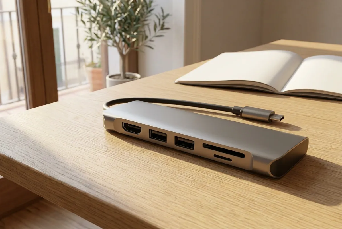 Illustrazione di un hub USB‑C multiporta (foto illustrativa)