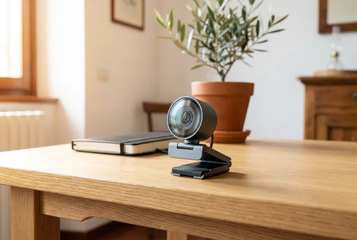 Illustrazione di una webcam Full HD (foto illustrativa)